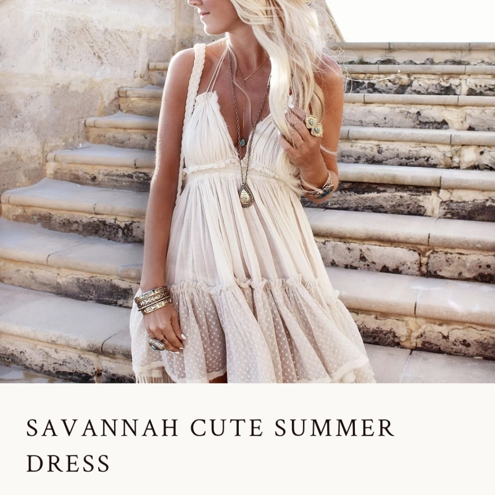 Beachside bunny cute savannah dress